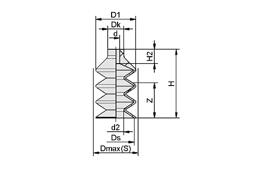 Dimensional drawing FGB 25